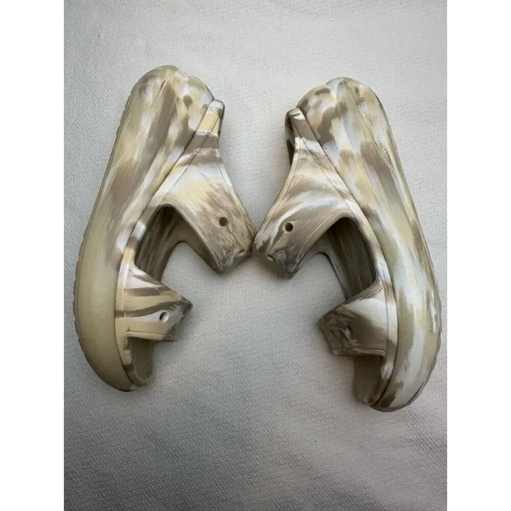CROCS Classic Crush Marbled Sandal Platform Women Size 10